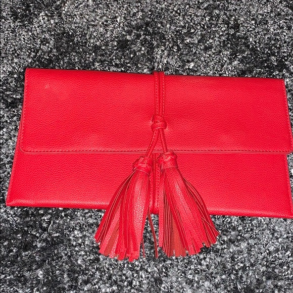 Lulus Handbags - Red clutch from Lulus